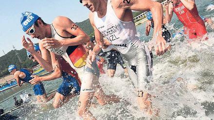 Erneuter Angriff. Bei den Olympischen Spielen 2008 (Foto) kam Christian Prochnow (links) auf den 15. Platz. Nun möchte er ein Ticket für die Spiele 2012 in London erkämpfen.