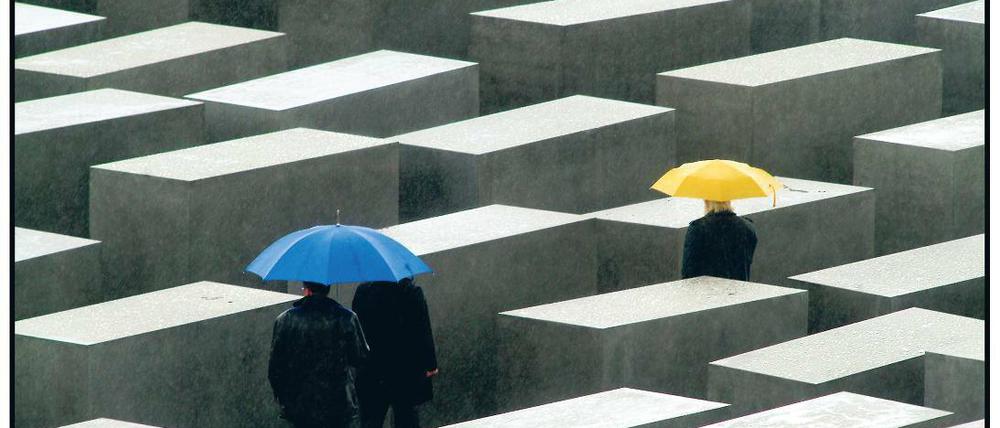 Holocaust-Mahnmal in Berlin. Rechte „Historiker“ bestreiten bis heute den Völkermord an den Juden.