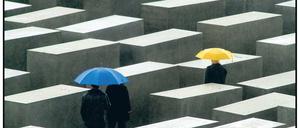Holocaust-Mahnmal in Berlin. Rechte „Historiker“ bestreiten bis heute den Völkermord an den Juden.