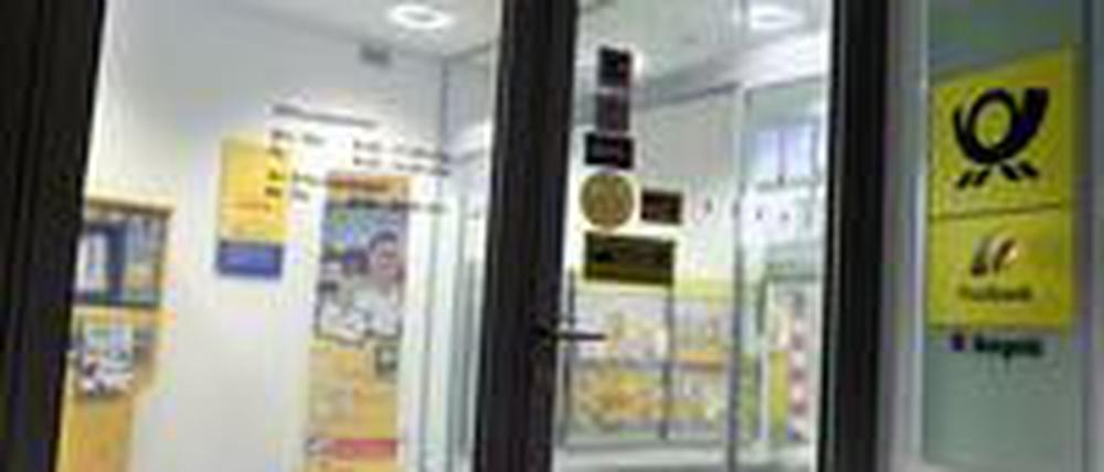 Die Poststelle im Marie-Elisabeth-Lüders-Haus des Deutschen Bundestages.