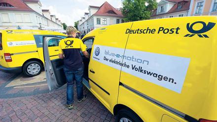 Gestern in Potsdam vorgestellt. Die Post setzt auf Elektrofahrzeuge.