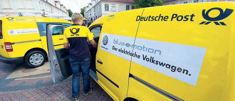 Gestern in Potsdam vorgestellt. Die Post setzt auf Elektrofahrzeuge.