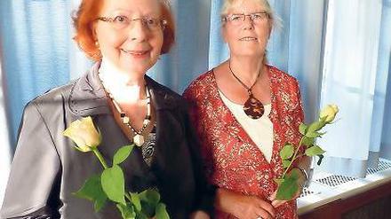 Die Namensgeberinnen. Ingeborg Anheuser (l.) und Brigitte Hänsch.