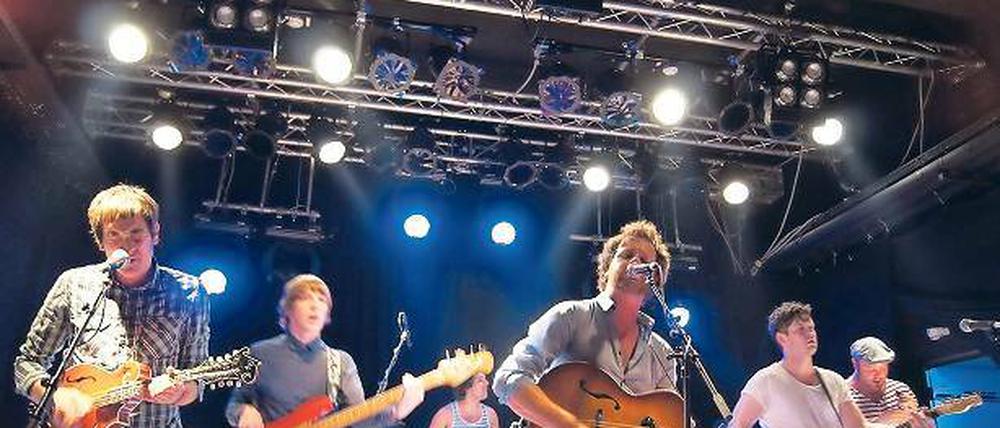 „Here is my heart and here is my soul. Take them both.“ Sänger Matty Chipchase in der Waschhaus Arena.