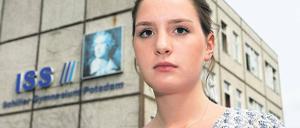 Schock im Prüfungsstress. Lucia Kürzederer vom Schiller-Gymnasium.
