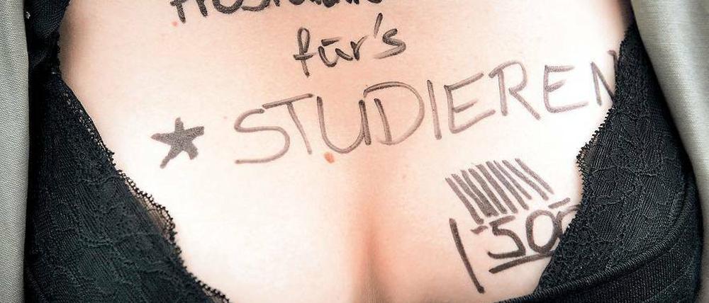 Protest. Studierende sehen sich durch Gebühren in ihrer Existenz bedroht.