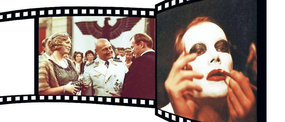 Mephisto trifft den wahren Teufel. Hendrik Höfgen (Brandauer, r.) schüttelt dem „Ministerpräsidenten“ (Hoppe) die Hand.