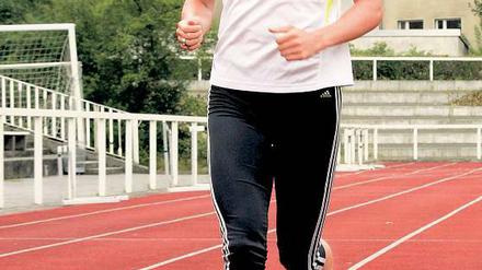 Zurück zu den 400 Metern. Claudia Hoffmann vom SC Potsdam konzentriert sich mit Blick auf Weltmeisterschaften und Olympische Spiele wieder auf eine Runde.