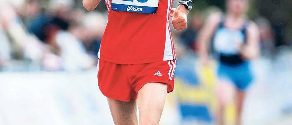 Will den 20-Kilometer-Titel. Christopher Linke vom SC Potsdam.