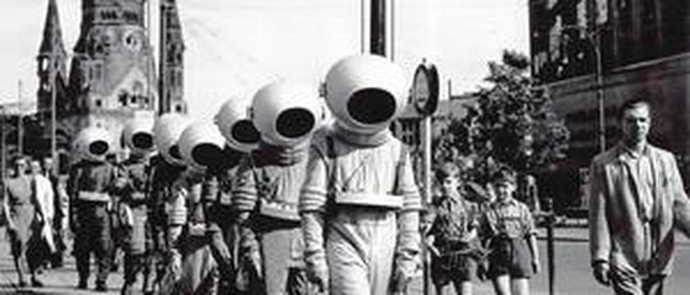 Mondlandung. Werbung für Science Fiction auf der Berlinale 1951.