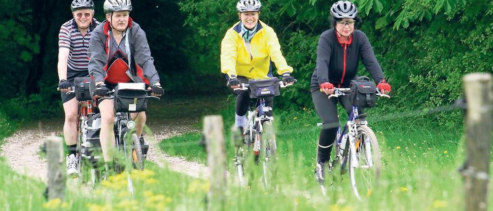 Auf Kurs: Auch das Radwegenetz zwischen Werder (Havel) und Beelitz soll ausgebaut werden. Ganz oben auf der Prioritätenliste steht ein Radweg zwischen Glindow und dem Spargel- und Erlebnishof Klaistow.