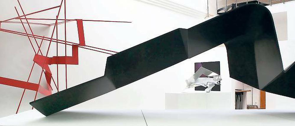 Der Zusammenklang der Werke. Die Arbeiten Beatrice von Braunbehrens und Helmut Karow im Kunsthaus.