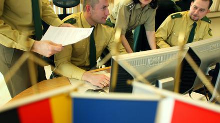 Das deutsch-polnische Polizei- und Zollzentrum am Grenzübergang an der Autobahn A 12 im polnischen Swiecko bei Frankfurt (Oder) wurde 2008 eingeweiht.