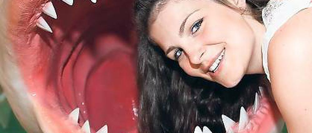 „Hai-Tech“ im Bahnhof: „...und die trägt er im Gesicht.“