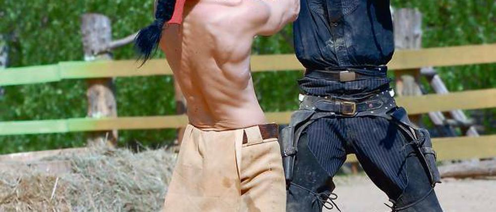 Spaß und Spannung gibt es bei den Stuntshows im „El Dorado“.