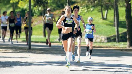 Unterwegs. 125 Teilnehmerinnen nahmen am PLC-Frauenlauf teil.