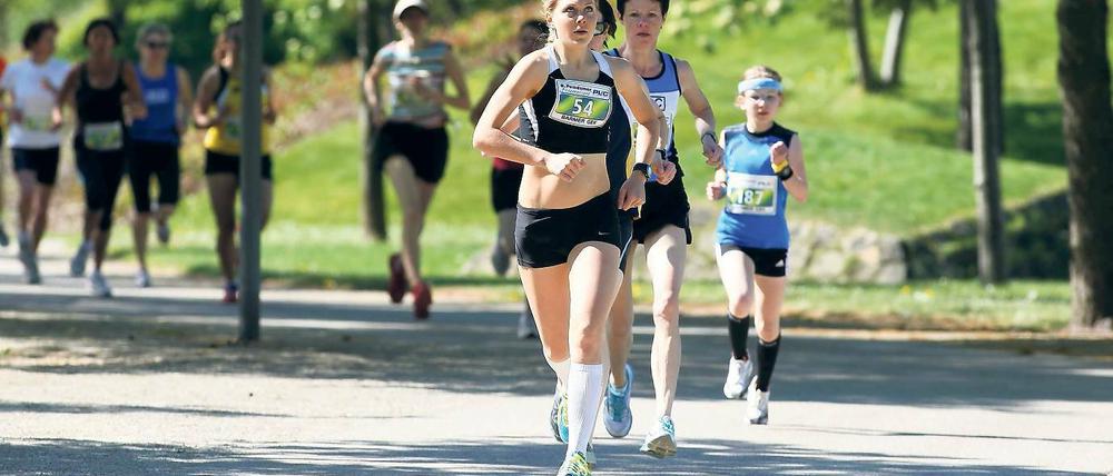 Unterwegs. 125 Teilnehmerinnen nahmen am PLC-Frauenlauf teil.