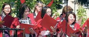 Klingende Freundschaft: Der Chor der Deutsch-Japanischen Gesellschaft.