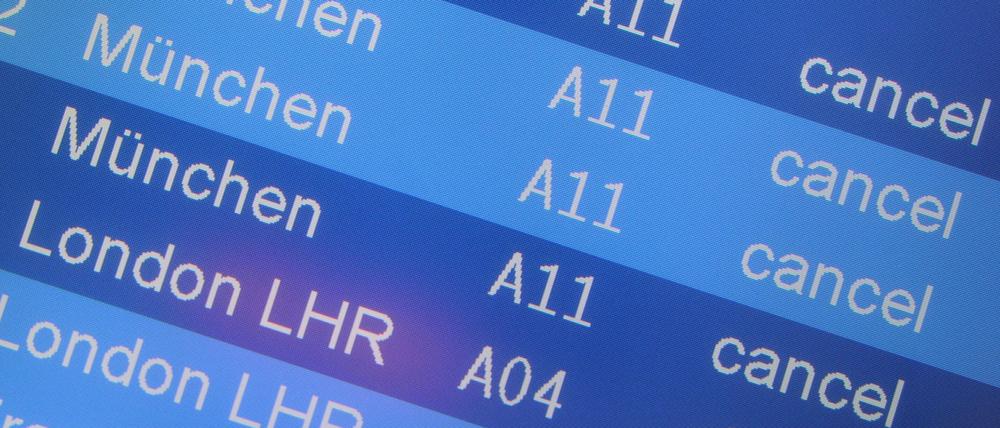 Ein Software-Update hat das Verkehrsleitsystem des Flughafen Tegel lahm gelegt. -