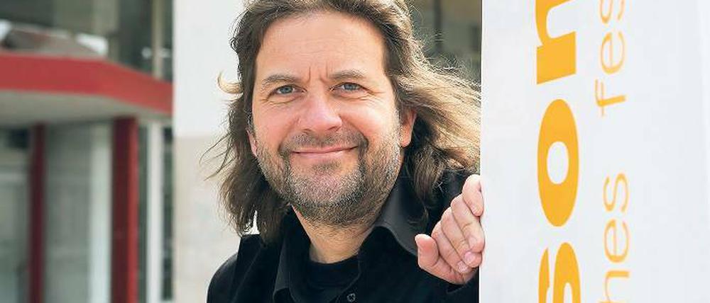 Herr der neuen Töne. Michael Schenk, Organisator der „intersonanzen“.