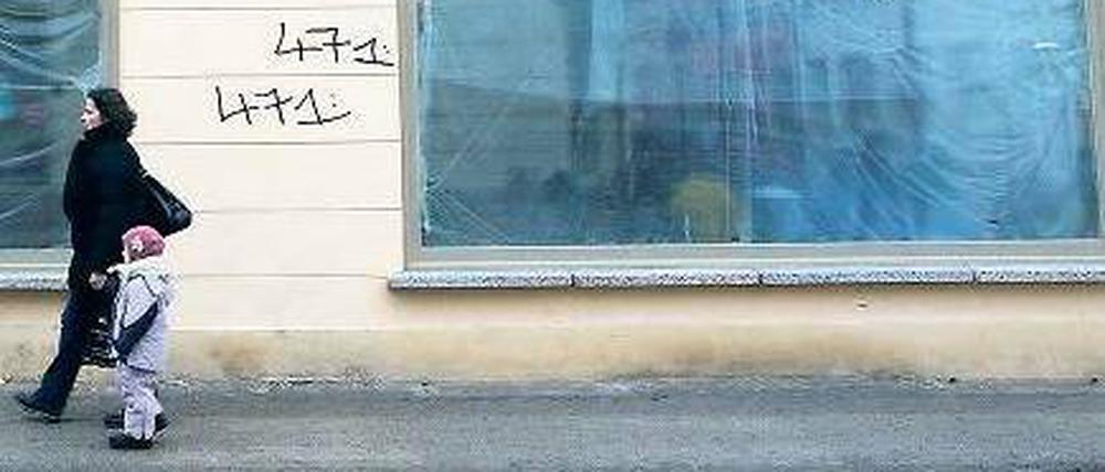 Zu vermieten. In vielen märkischen Stadtzentren stehen Ladengeschäfte leer.