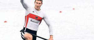 Titelverteidiger. Sebastian Brendel paddelt auch jetzt die 200 und 1000 Meter.
