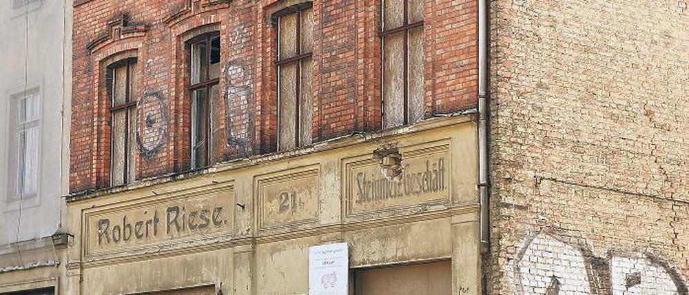 Eine Zukunft für das Riese-Haus. Der Verein „23 Riesen“ plant in der Heinrich-Mann-Allee 23 ein Mehrgenerationen-Wohnprojekt. Vorher soll das Haus nach baubiologischen Gesichtspunkten renoviert und erweitert werden.