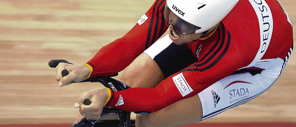 Blick nach vorn: Der Potsdamer Robert Bartko tritt bei den Bahnrad-Europameisterschaften erstmals im Omnium-Rennen an und will nach verkorkster WM und verpasster Olympiaqualifikation überzeugen.