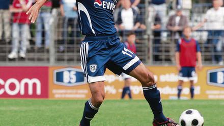 Beim SV Babelsberg 03 gleich in die Stammelf gespielt: Christopher Kolm freut sich auf das Heimspiel am Samstag gegen seinen Ex-Verein FC Oberneuland.