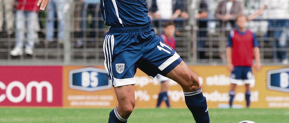 Beim SV Babelsberg 03 gleich in die Stammelf gespielt: Christopher Kolm freut sich auf das Heimspiel am Samstag gegen seinen Ex-Verein FC Oberneuland.