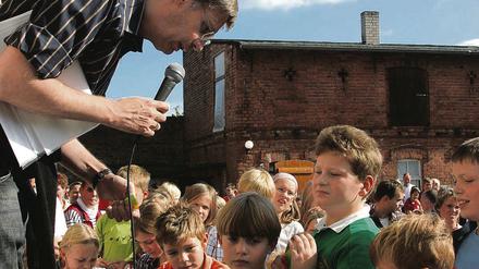 Mäzen. Günther Jauch beim Sommerfest vor einem Jahr in Altkünkendorf.