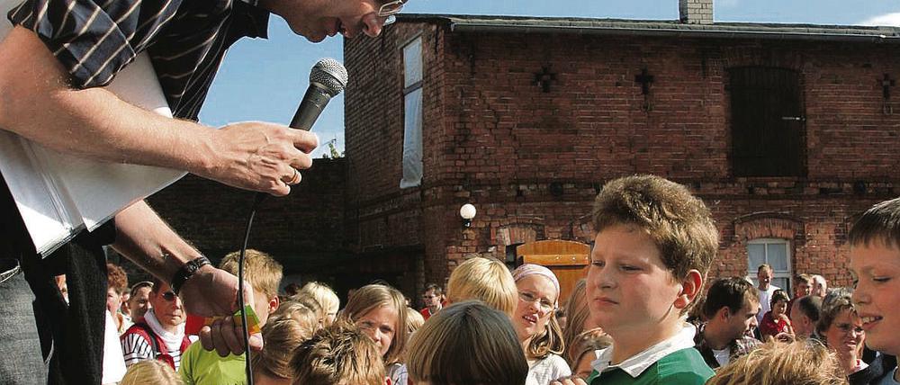 Mäzen. Günther Jauch beim Sommerfest vor einem Jahr in Altkünkendorf.