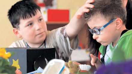 &#Gemeinsam lernen. Ab 2019 sollen alle Kinder in Brandenburg unabhängig von ihren Voraussetzungen in eine Schule gehen.