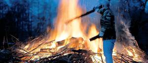&#Feurige Tradition. In Potsdam sind elf Osterfeuer angekündigt.