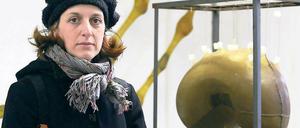 Im Versuchslabor. Die Künstlerin Claudia Güttner.