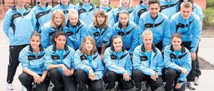 Auf gehts. Potsdams Team bei der Schul-WM 2011 in Brasilien.