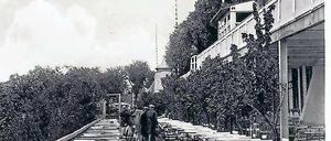 Schwarzweiß, trotzdem eindeutig: Karte der Bismarckhöhe.