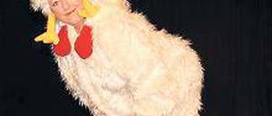 Weckt das Huhn in sich. Die Kabarettistin Andrea Meissner.