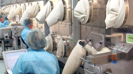 Sterile Produktionsstrecke: Das Verfahren hat Codon in Teltow selbst entwickelt.