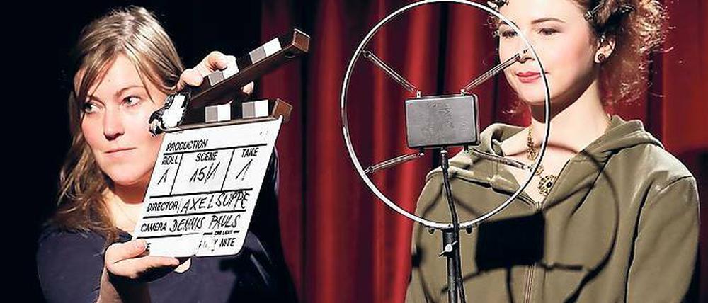 Klappe. Der 3D-Film Topper gibt nicht auf wurde im vergangenen Jahr an der Potsdamer Filmhochschule HFF produziert.