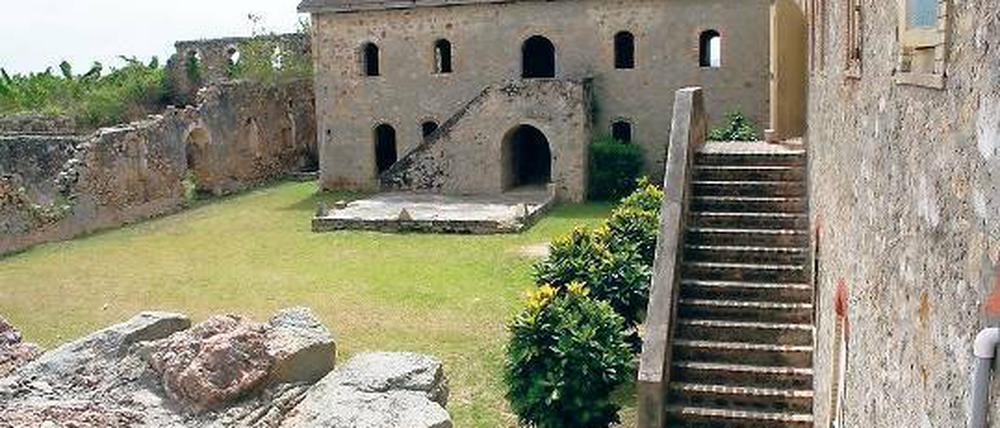 Preußische Spuren in Westafrika. Die Ruinen der Festung Groß Friedrichsburg in Ghana sind Unesco-Weltkulturerbe.