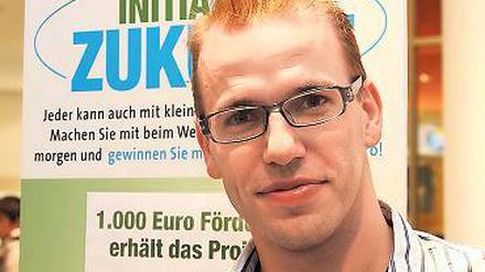 Preisträger. Sven Seeger von der Tanzschule Linksfüßer.