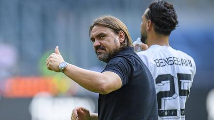 Daniel Farke kommt bisher in Mönchengladbach sehr gut an.