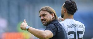 Daniel Farke kommt bisher in Mönchengladbach sehr gut an.