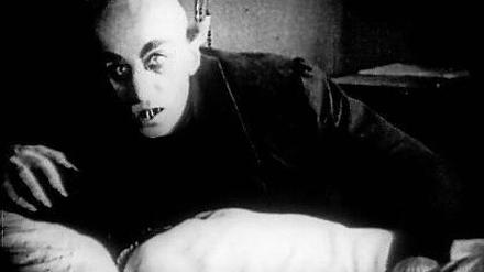 Nosferatu Sinfonie des Grauens open air vor der Orangerie.
