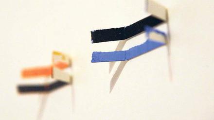 Reduziert. Die Installation Paare von Ina Abuschenko-Matwejewa.