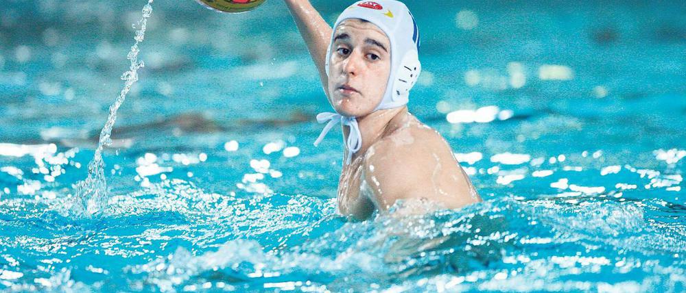Zweimal Spieler des Tages. Matteo Dufour gehörte am Wochenende zu Potsdams Stützen bei den beiden Siegen der OSC-Wasserballer.
