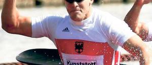 Schlagmann wurde Trainer. Lutz Altepost vom KC Potsdam  hier nach dem WM-Sieg im Vierer 2007  gibt seine Erfahrungen nun Talenten im Luftschiffhafen weiter.