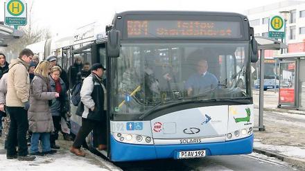 Alternative Bus. In der Region Teltow wurde das Angebot verbessert.