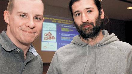Mit Musik gegen Aids. Sebastian Völker und Stephan Güthoff (v.l.).